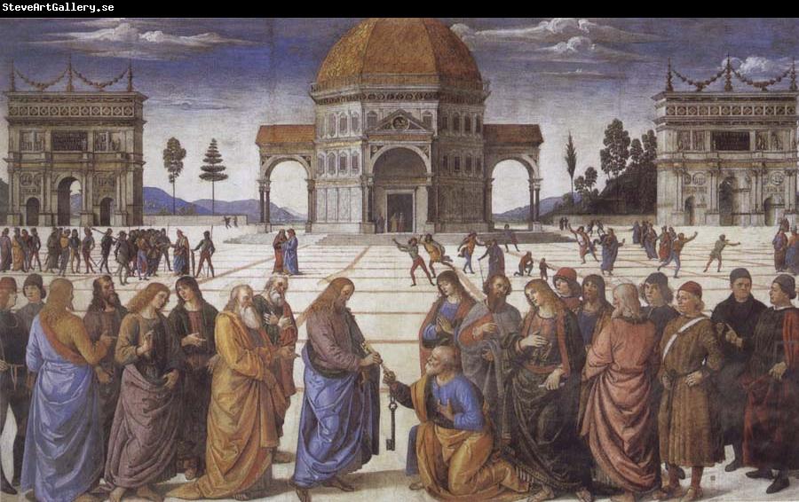 Pietro Perugino Christ giving the Keys to St.Peter